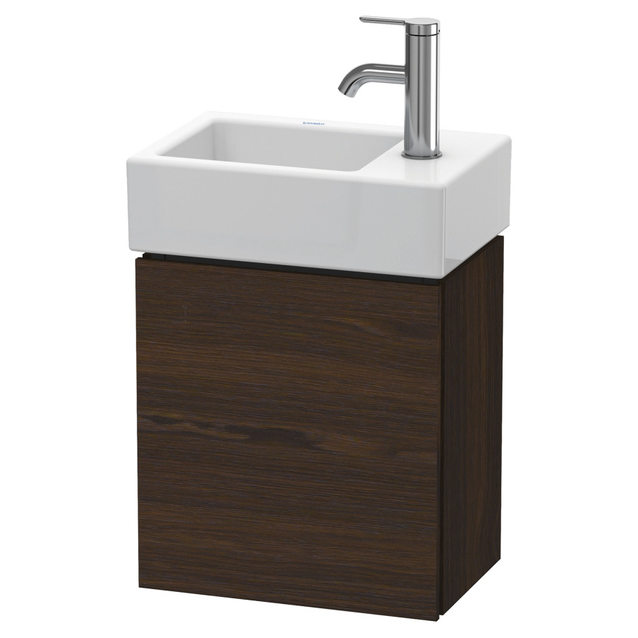 Élément inférieur L-CUBE
36,4 x 40,0 x 24,1 cm
armoire de tablette, 1 porte
charnière à droite
pour lave-mains 212 167