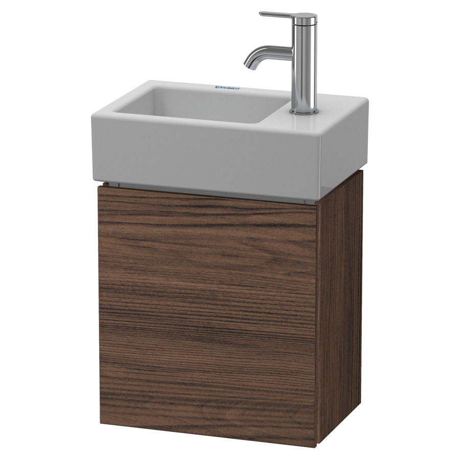Élément inférieur L-CUBE
36,4 x 40,0 x 24,1 cm
armoire de tablette, 1 porte
charnière à droite
pour lave-mains 212 167