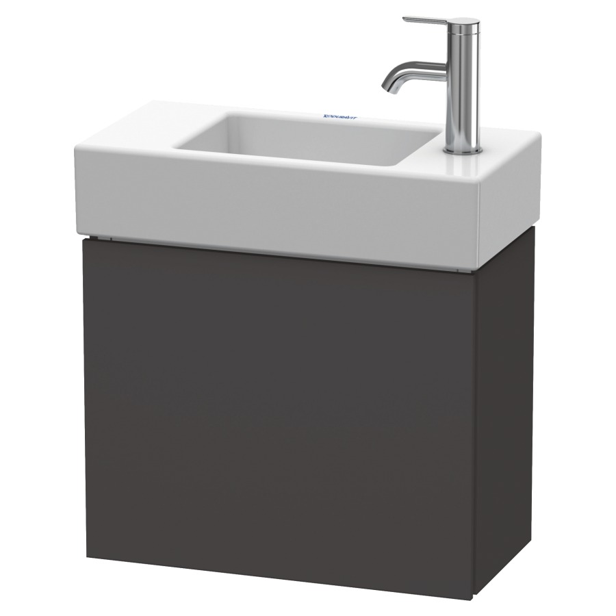 Élément inférieur L-CUBE
48,0 x 40,0 x 24,0 cm
armoire de tablette, 1 porte
charnière à gauche
pour lave-mains 212 168