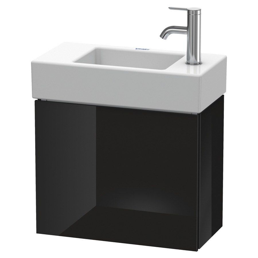 Élément inférieur L-CUBE
48,0 x 40,0 x 24,0 cm
armoire de tablette, 1 porte
charnière à gauche
pour lave-mains 212 168