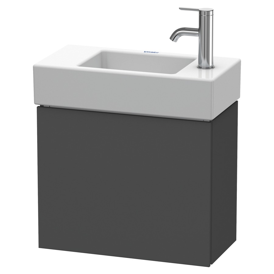 Élément inférieur L-CUBE
48,0 x 40,0 x 24,0 cm
armoire de tablette, 1 porte
charnière à gauche
pour lave-mains 212 168