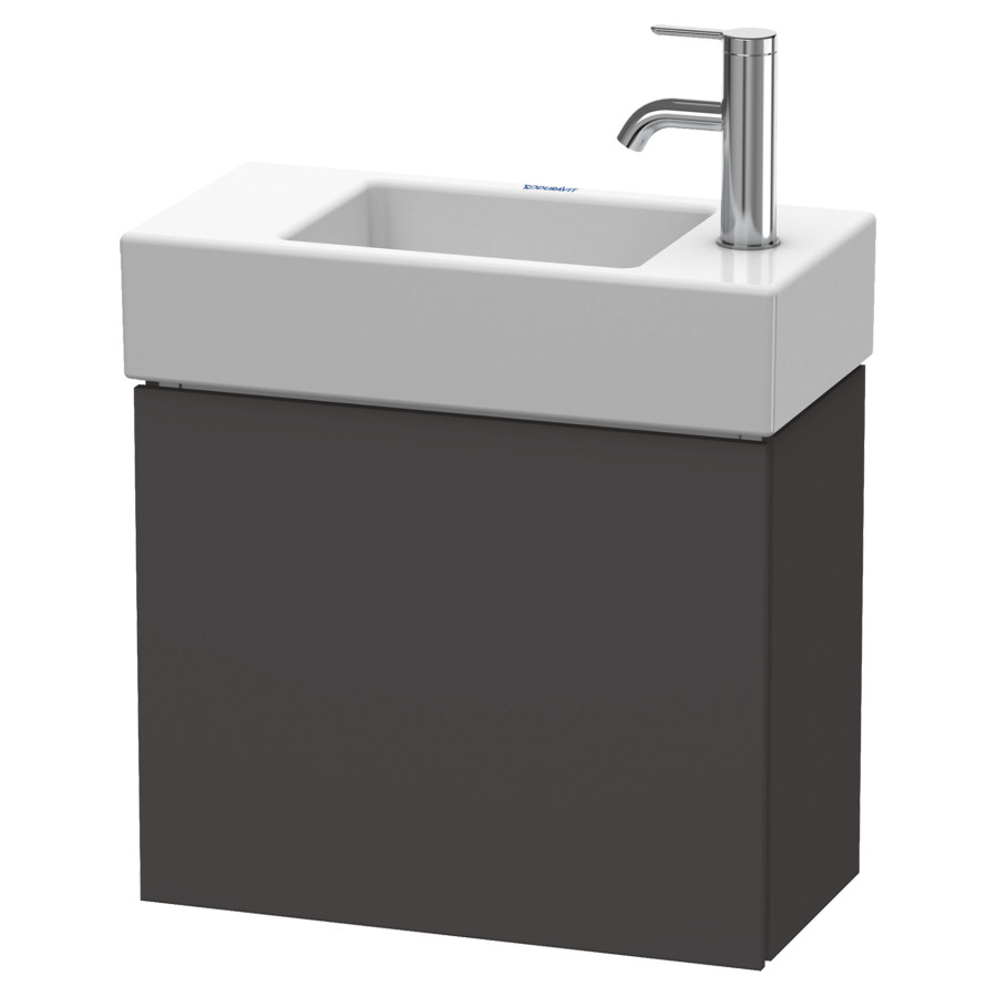 Élément inférieur L-CUBE
48,0 x 40,0 x 24,0 cm
armoire de tablette, 1 porte
charnière à droite
pour lave-mains 212 168
