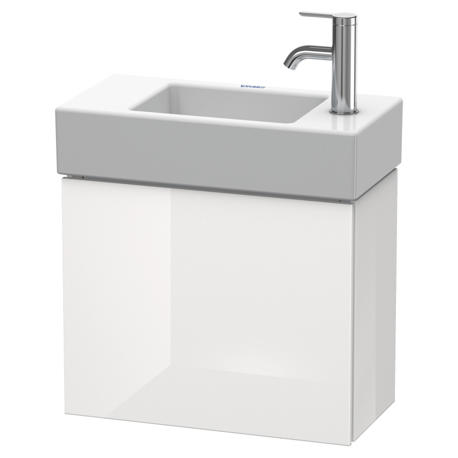 Élément inférieur L-CUBE
48,0 x 40,0 x 24,0 cm
armoire de tablette, 1 porte
charnière à droite
pour lave-mains 212 168