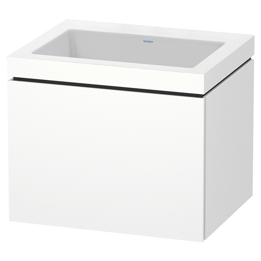 Combination de lavabo L-CUBE
C-BONDED
60,0 x 50,0 x 48,0 cm
élément à 1 tiroir
avec lavabo