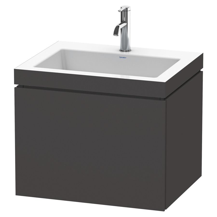 Combination de lavabo L-CUBE
C-BONDED
60,0 x 50,0 x 48,0 cm
élément à 1 tiroir
avec lavabo