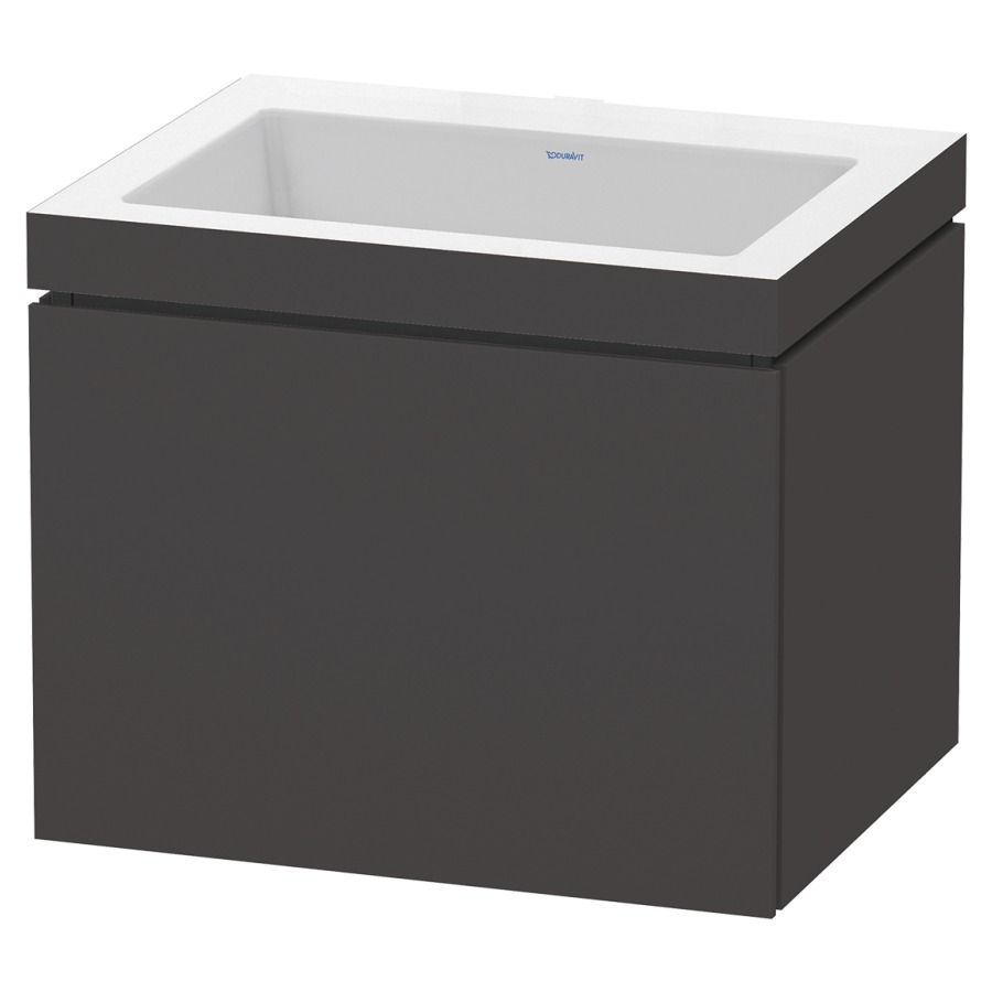 Combination de lavabo L-CUBE
C-BONDED
60,0 x 50,0 x 48,0 cm
élément à 1 tiroir
avec lavabo