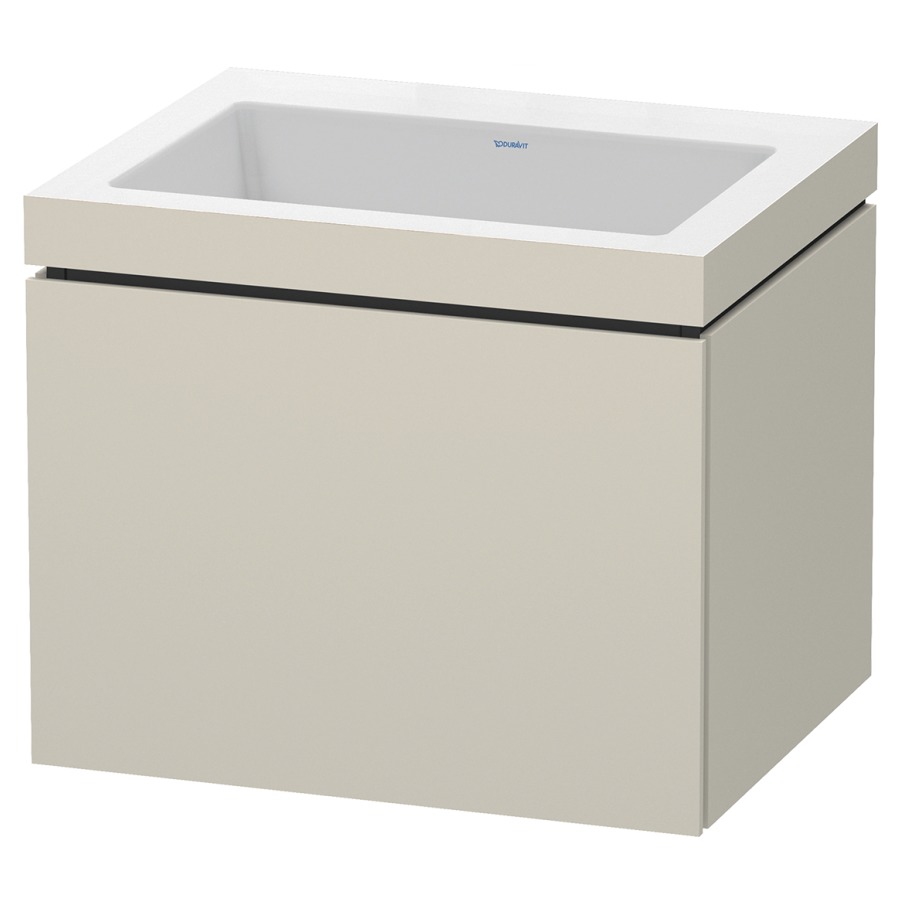 Combination de lavabo L-CUBE
C-BONDED
60,0 x 50,0 x 48,0 cm
élément à 1 tiroir
avec lavabo