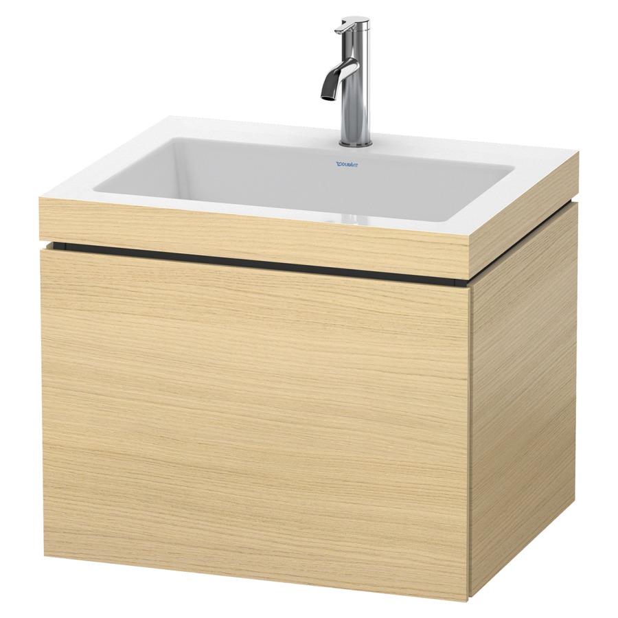 Combination de lavabo L-CUBE
C-BONDED
60,0 x 50,0 x 48,0 cm
élément à 1 tiroir
avec lavabo