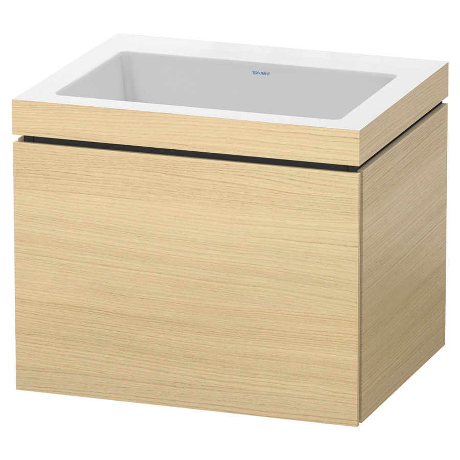 Combination de lavabo L-CUBE
C-BONDED
60,0 x 50,0 x 48,0 cm
élément à 1 tiroir
avec lavabo