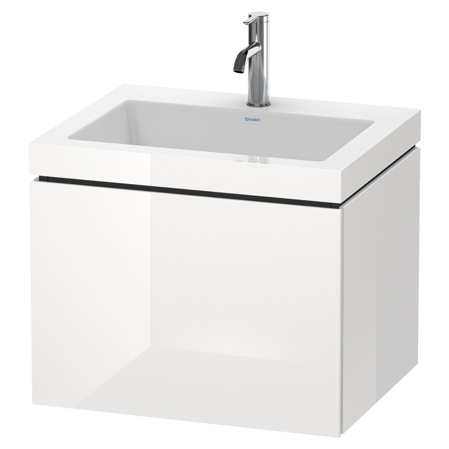 Combination de lavabo L-CUBE
C-BONDED
60,0 x 50,0 x 48,0 cm
élément à 1 tiroir
avec lavabo