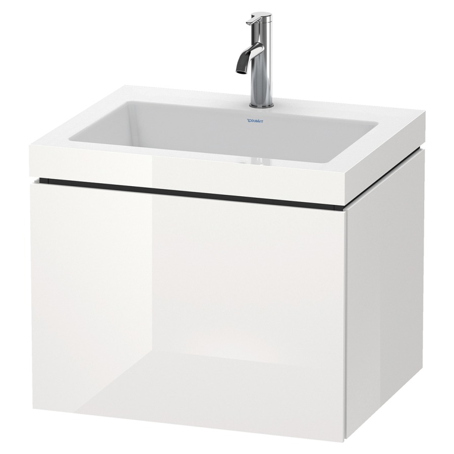 Combination de lavabo L-CUBE
C-BONDED
60,0 x 50,0 x 48,0 cm
élément à 1 tiroir
avec lavabo
