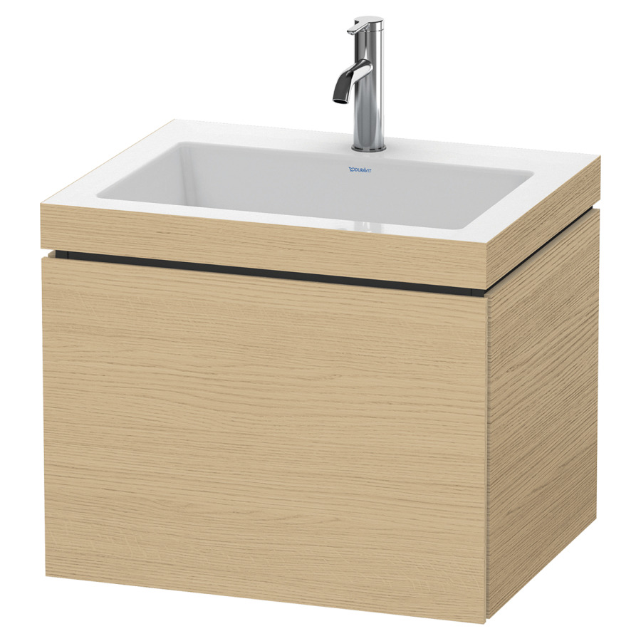 Combination de lavabo L-CUBE
C-BONDED
60,0 x 50,0 x 48,0 cm
élément à 1 tiroir
avec lavabo