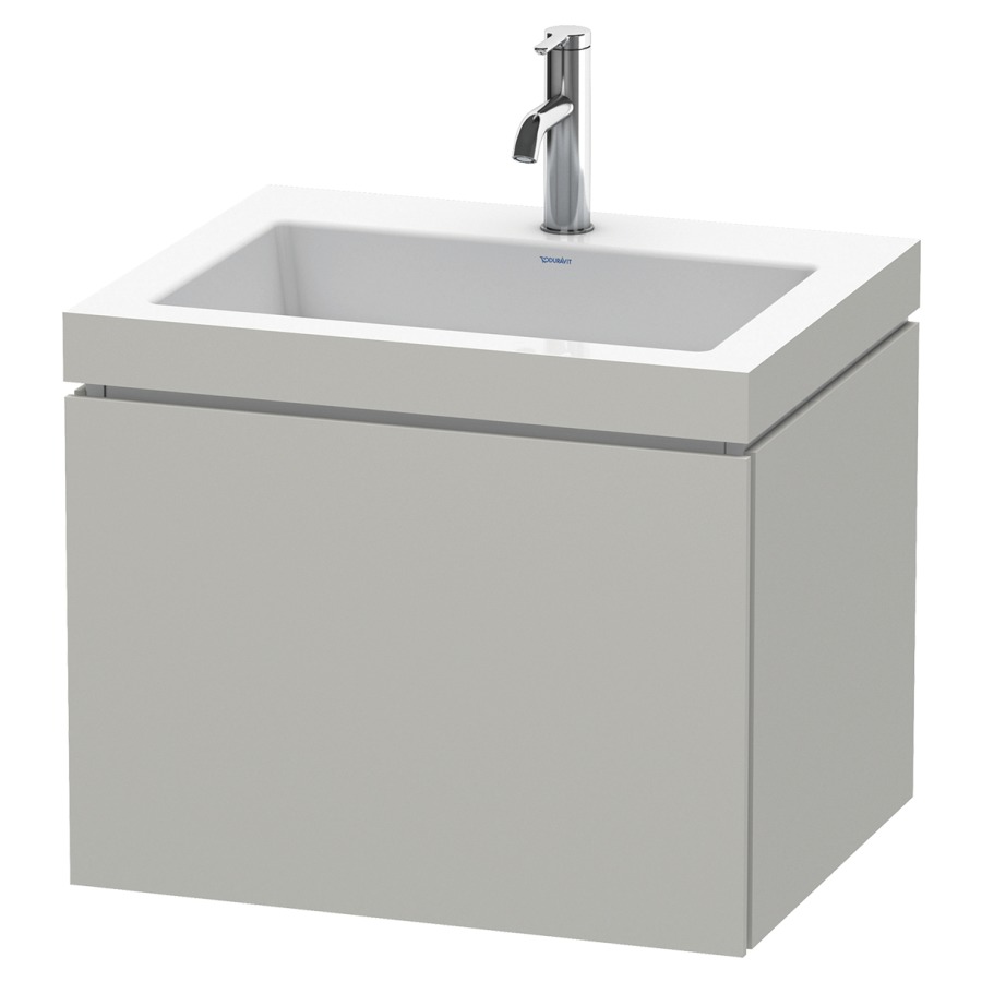 Combination de lavabo L-CUBE
C-BONDED
60,0 x 50,0 x 48,0 cm
élément à 1 tiroir
avec lavabo
