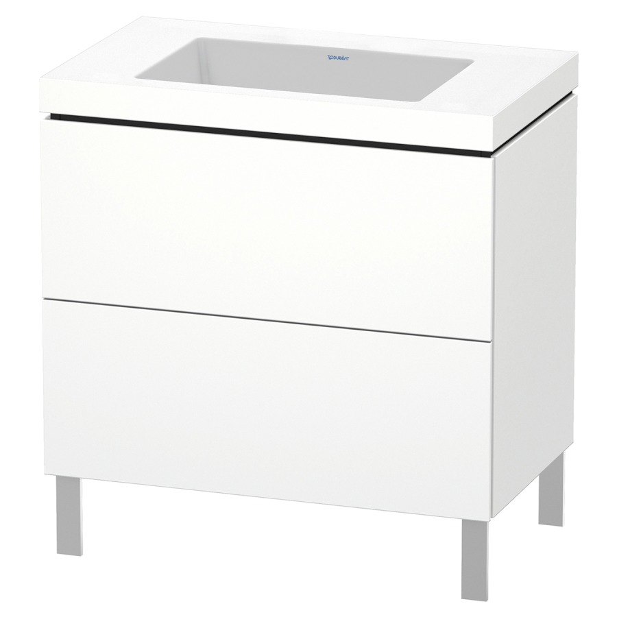 Combination de lavabo L-CUBE
C-BONDED
80,0 x 69,8 x 48,0 cm
élément à 2 tiroirs
avec lavabo
sans pieds 244 900-901