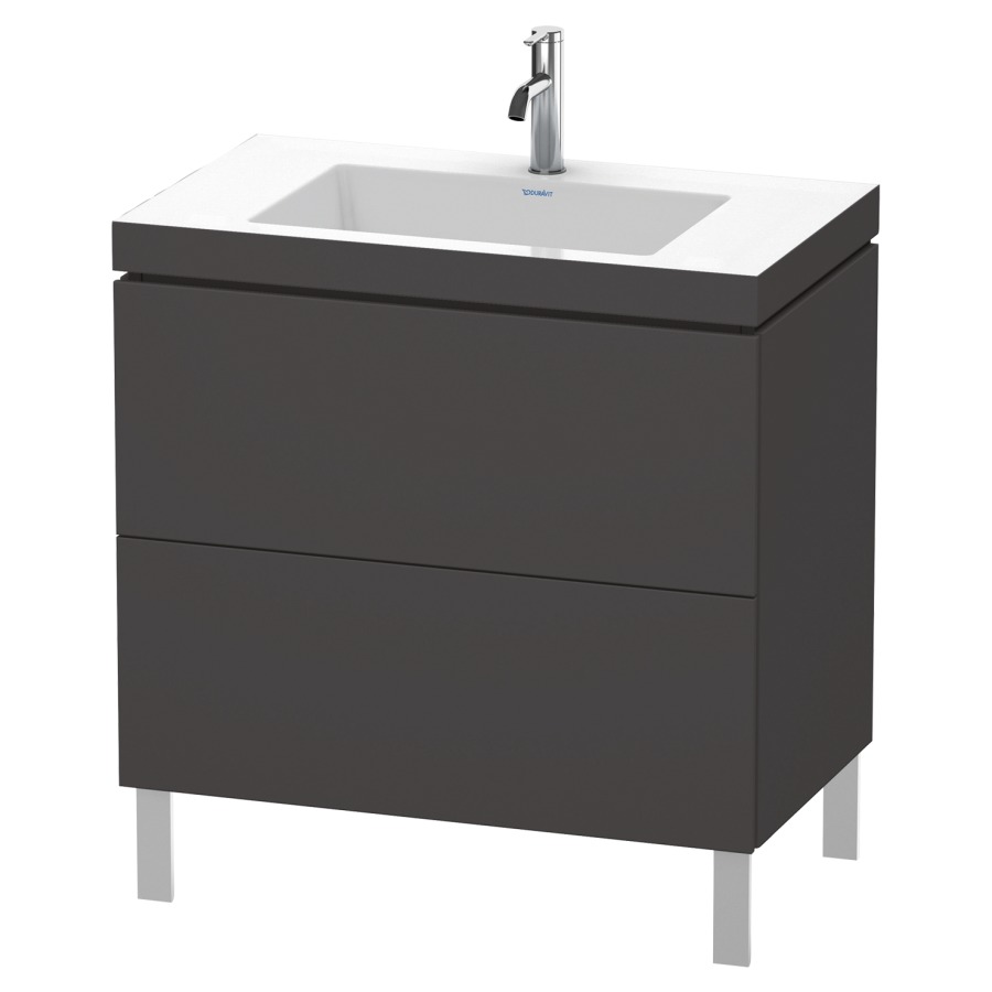 Combination de lavabo L-CUBE
C-BONDED
80,0 x 69,8 x 48,0 cm
élément à 2 tiroirs
avec lavabo
sans pieds 244 900-901