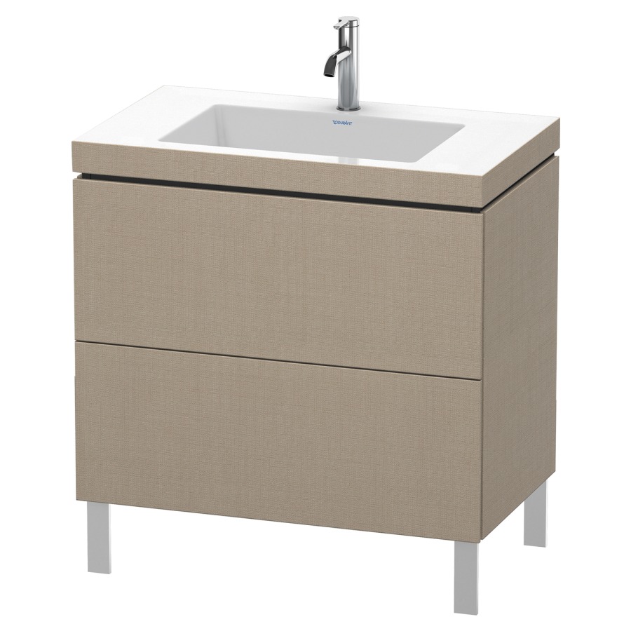 Combination de lavabo L-CUBE
C-BONDED
80,0 x 69,8 x 48,0 cm
élément à 2 tiroirs
avec lavabo
sans pieds 244 900-901