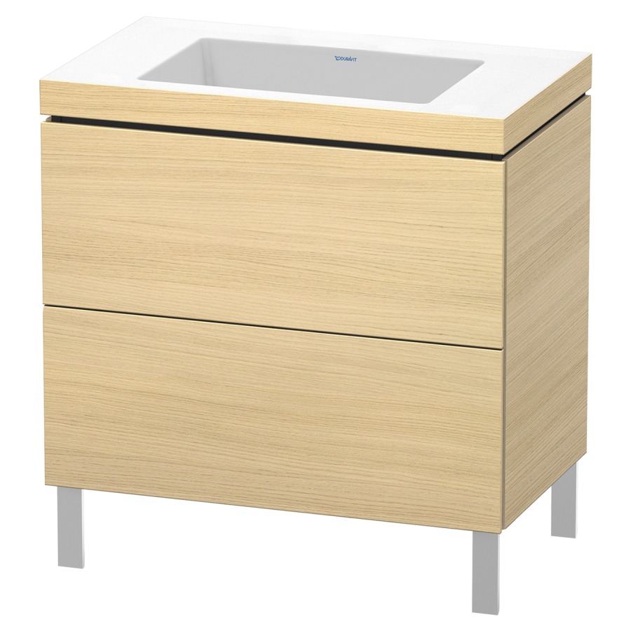 Combination de lavabo L-CUBE
C-BONDED
80,0 x 69,8 x 48,0 cm
élément à 2 tiroirs
avec lavabo
sans pieds 244 900-901