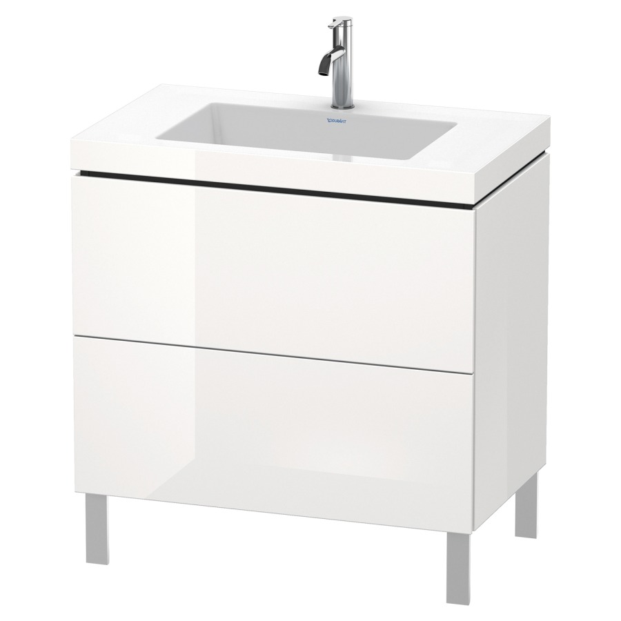 Combination de lavabo L-CUBE
C-BONDED
80,0 x 69,8 x 48,0 cm
élément à 2 tiroirs
avec lavabo
sans pieds 244 900-901