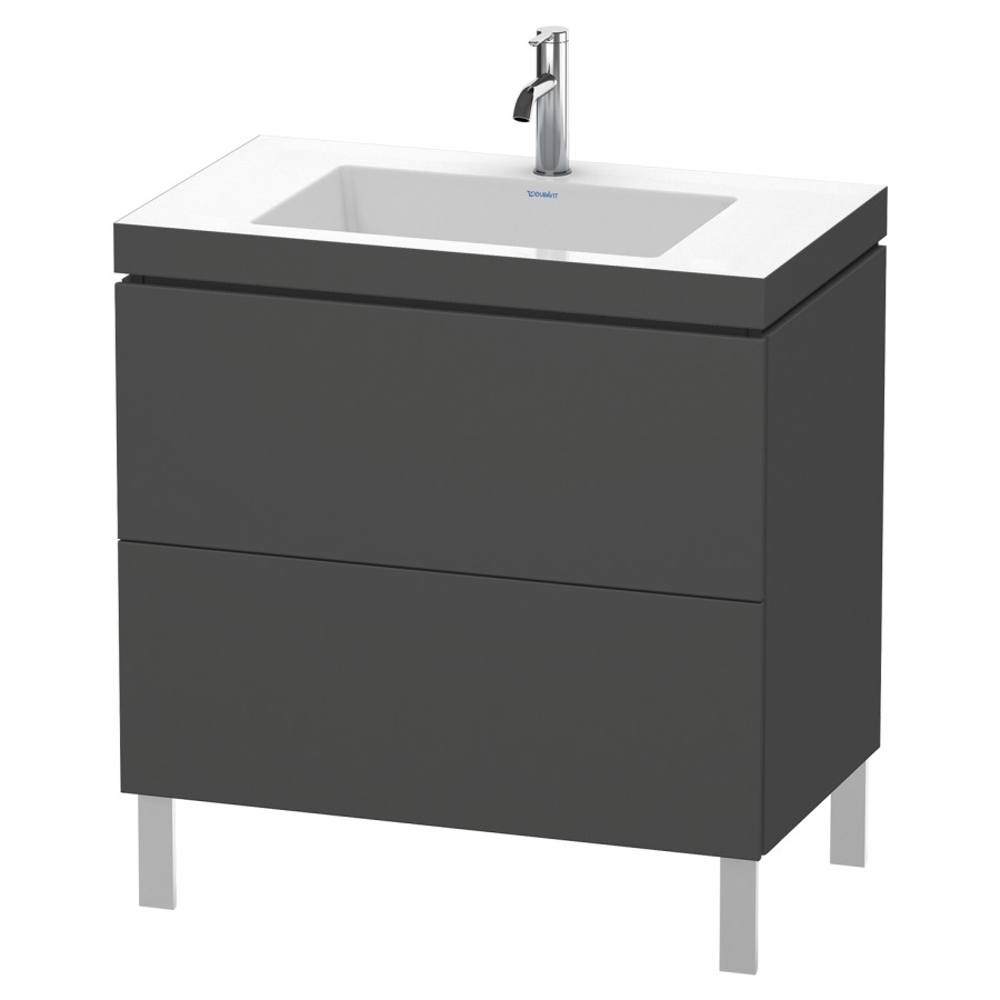 Combination de lavabo L-CUBE
C-BONDED
80,0 x 69,8 x 48,0 cm
élément à 2 tiroirs
avec lavabo
sans pieds 244 900-901