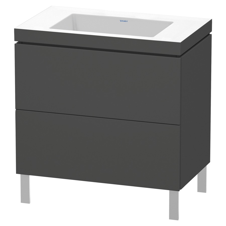 Combination de lavabo L-CUBE
C-BONDED
80,0 x 69,8 x 48,0 cm
élément à 2 tiroirs
avec lavabo
sans pieds 244 900-901