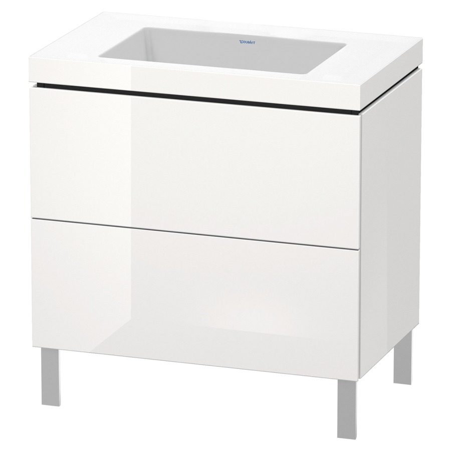 Combination de lavabo L-CUBE
C-BONDED
80,0 x 69,8 x 48,0 cm
élément à 2 tiroirs
avec lavabo
sans pieds 244 900-901