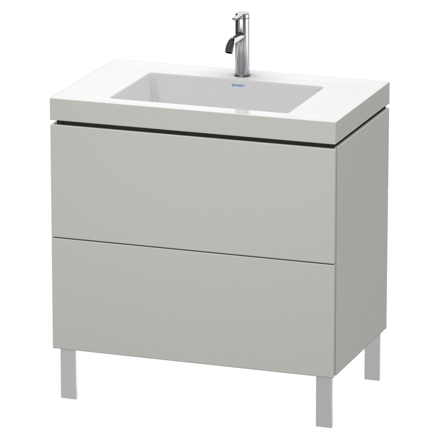 Combination de lavabo L-CUBE
C-BONDED
80,0 x 69,8 x 48,0 cm
élément à 2 tiroirs
avec lavabo
sans pieds 244 900-901