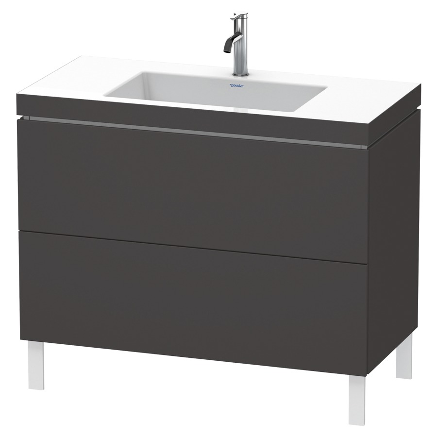 Combination de lavabo L-CUBE
C-BONDED
100,0 x 69,8 x 48,0 cm
élément à 2 tiroirs
avec lavabo
sans pieds 244 900-901