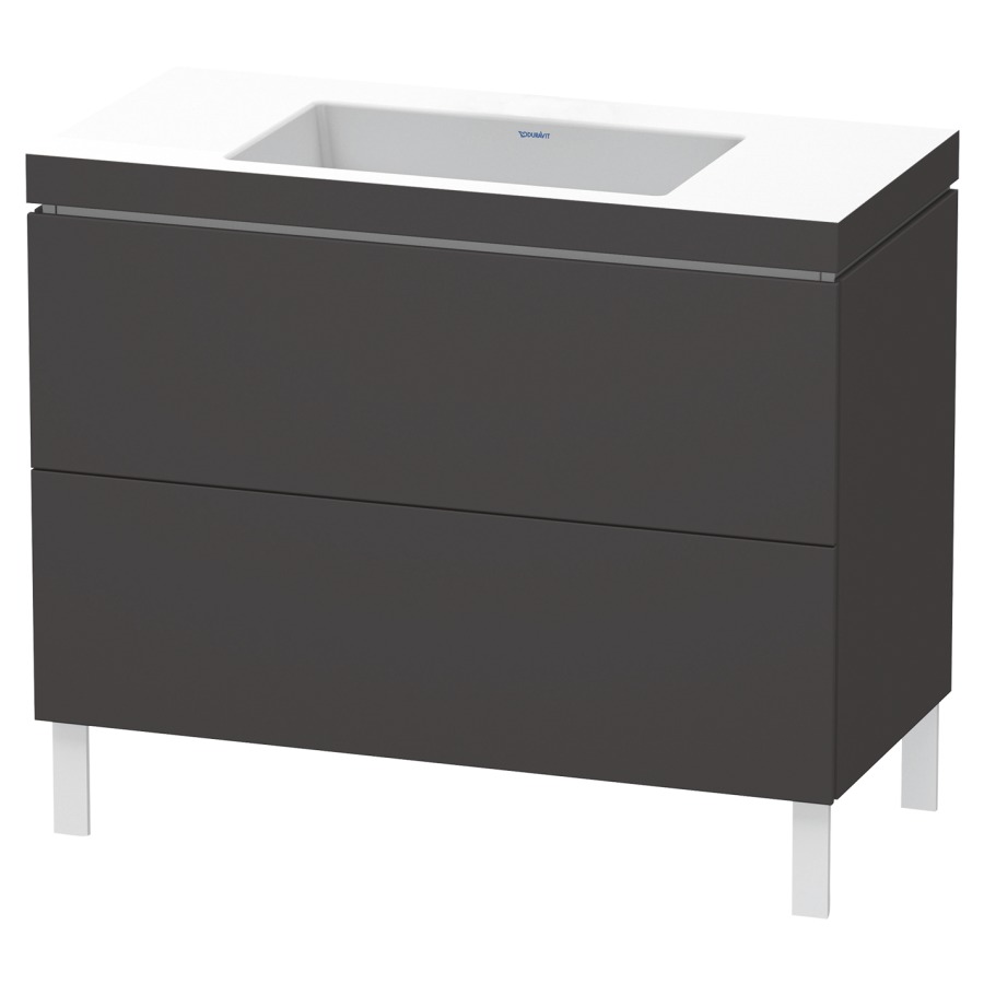 Combination de lavabo L-CUBE
C-BONDED
100,0 x 69,8 x 48,0 cm
élément à 2 tiroirs
avec lavabo
sans pieds 244 900-901
