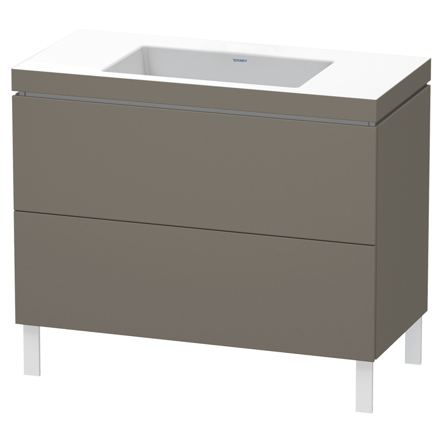 Combination de lavabo L-CUBE
C-BONDED
100,0 x 69,8 x 48,0 cm
élément à 2 tiroirs
avec lavabo
sans pieds 244 900-901