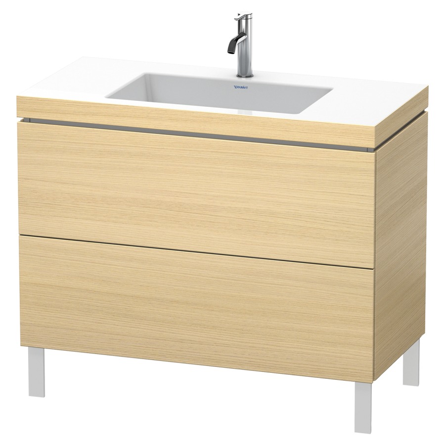 Combination de lavabo L-CUBE
C-BONDED
100,0 x 69,8 x 48,0 cm
élément à 2 tiroirs
avec lavabo
sans pieds 244 900-901