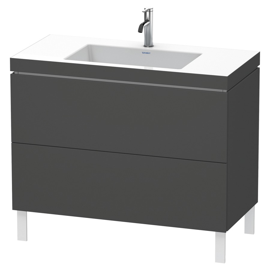 Combination de lavabo L-CUBE
C-BONDED
100,0 x 69,8 x 48,0 cm
élément à 2 tiroirs
avec lavabo
sans pieds 244 900-901