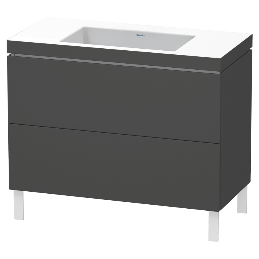 Combination de lavabo L-CUBE
C-BONDED
100,0 x 69,8 x 48,0 cm
élément à 2 tiroirs
avec lavabo
sans pieds 244 900-901