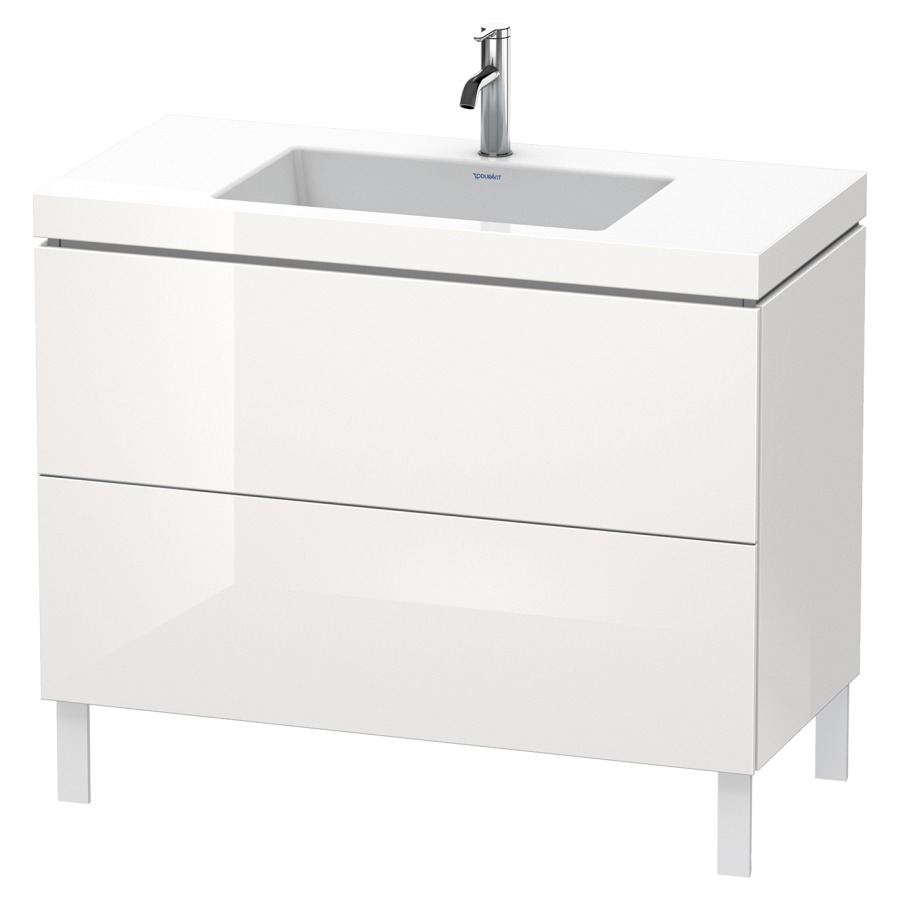 Combination de lavabo L-CUBE
C-BONDED
100,0 x 69,8 x 48,0 cm
élément à 2 tiroirs
avec lavabo
sans pieds 244 900-901