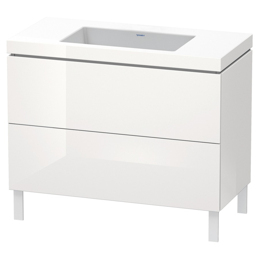 Combination de lavabo L-CUBE
C-BONDED
100,0 x 69,8 x 48,0 cm
élément à 2 tiroirs
avec lavabo
sans pieds 244 900-901