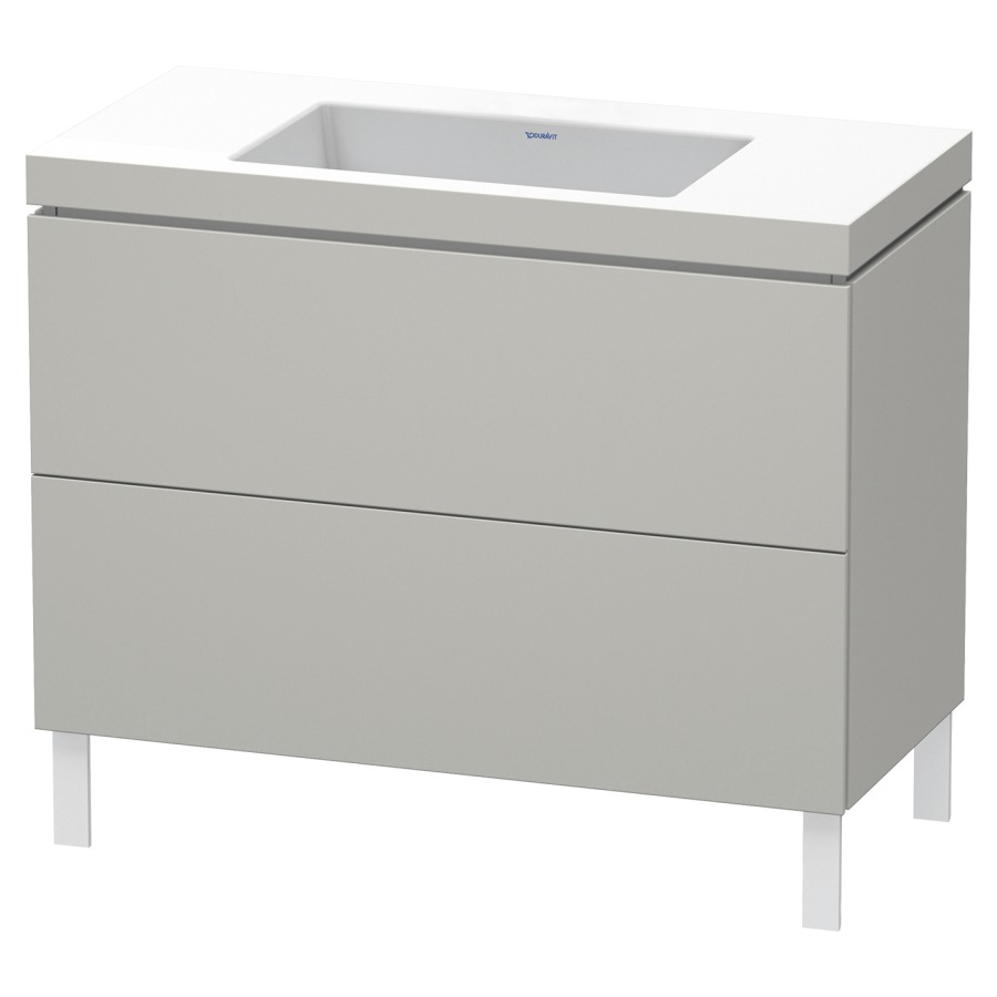 Combination de lavabo L-CUBE
C-BONDED
100,0 x 69,8 x 48,0 cm
élément à 2 tiroirs
avec lavabo
sans pieds 244 900-901