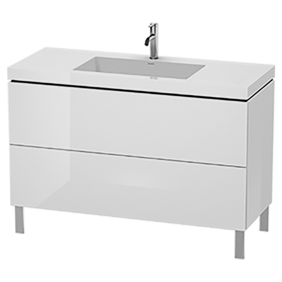 Combination de lavabo L-CUBE
C-BONDED
120,0 x 69,8 x 48,0 cm
élément à 2 tiroirs
avec lavabo
sans pieds 244 900-901