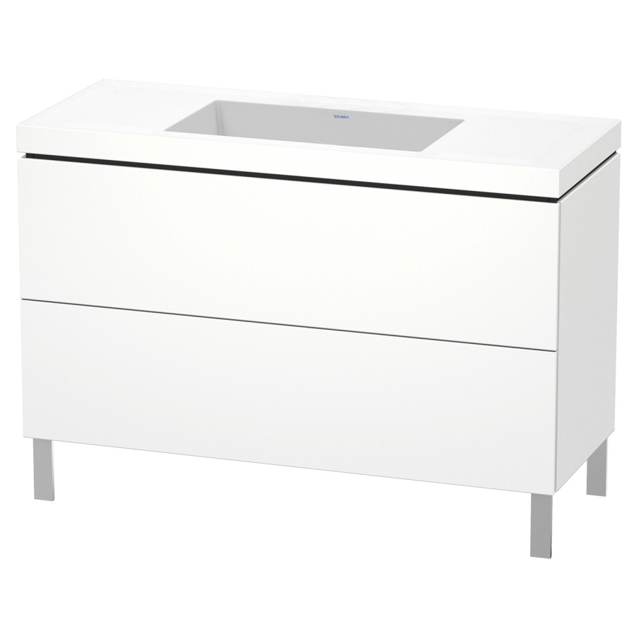Combination de lavabo L-CUBE
C-BONDED
120,0 x 69,8 x 48,0 cm
élément à 2 tiroirs
avec lavabo
sans pieds 244 900-901