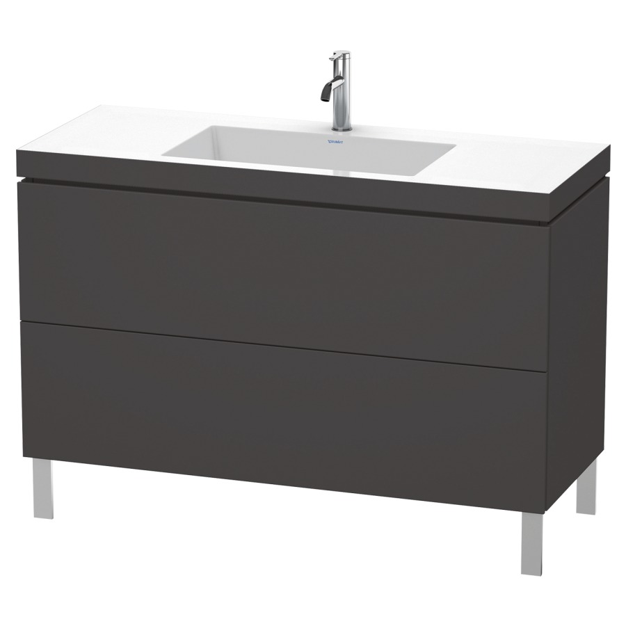 Combination de lavabo L-CUBE
C-BONDED
120,0 x 69,8 x 48,0 cm
élément à 2 tiroirs
avec lavabo
sans pieds 244 900-901