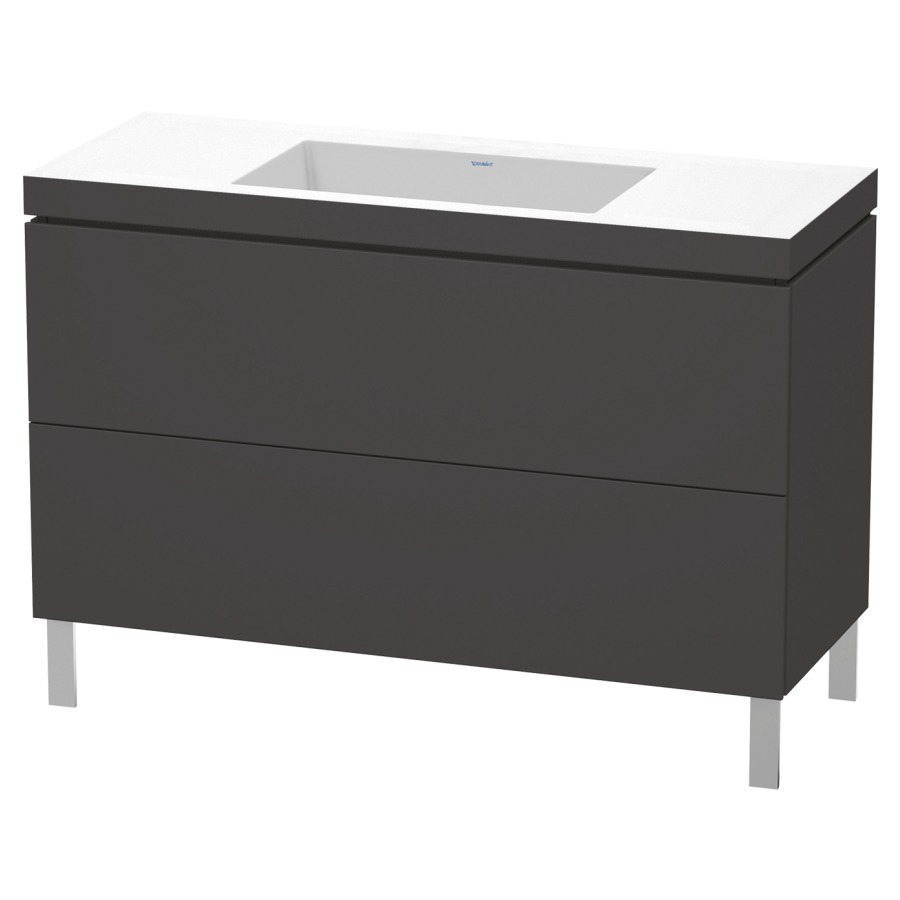 Combination de lavabo L-CUBE
C-BONDED
120,0 x 69,8 x 48,0 cm
élément à 2 tiroirs
avec lavabo
sans pieds 244 900-901