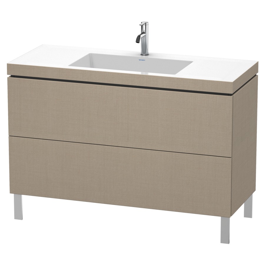 Combination de lavabo L-CUBE
C-BONDED
120,0 x 69,8 x 48,0 cm
élément à 2 tiroirs
avec lavabo
sans pieds 244 900-901