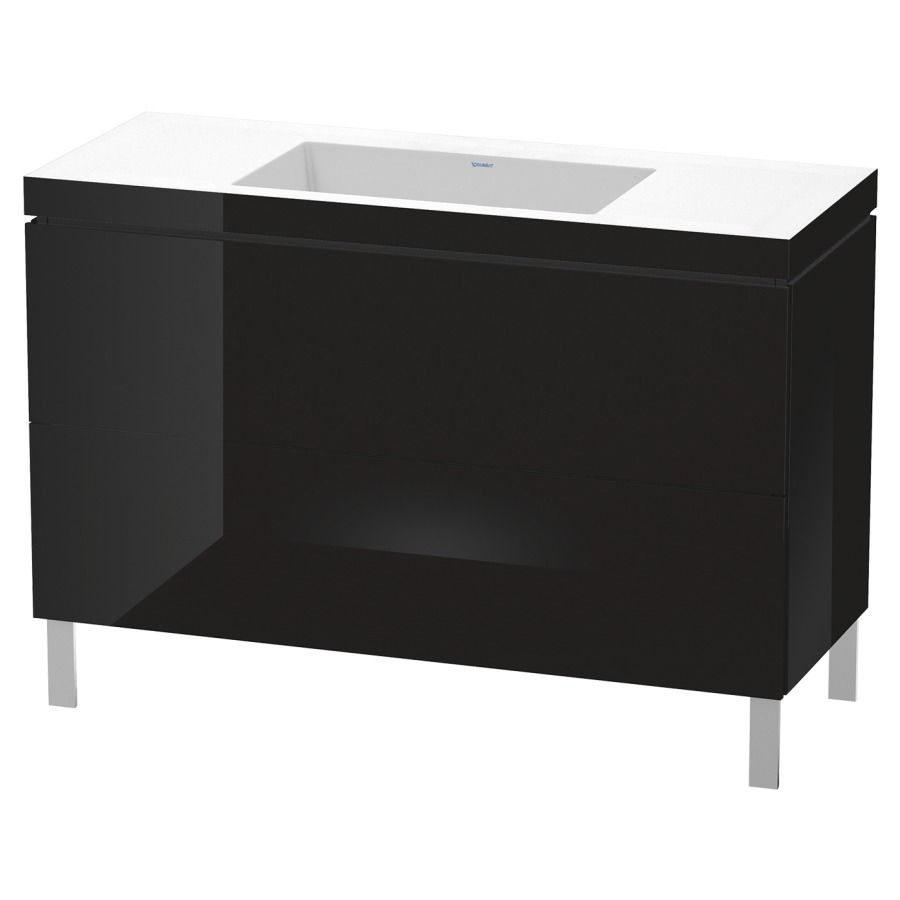 Combination de lavabo L-CUBE
C-BONDED
120,0 x 69,8 x 48,0 cm
élément à 2 tiroirs
avec lavabo
sans pieds 244 900-901
