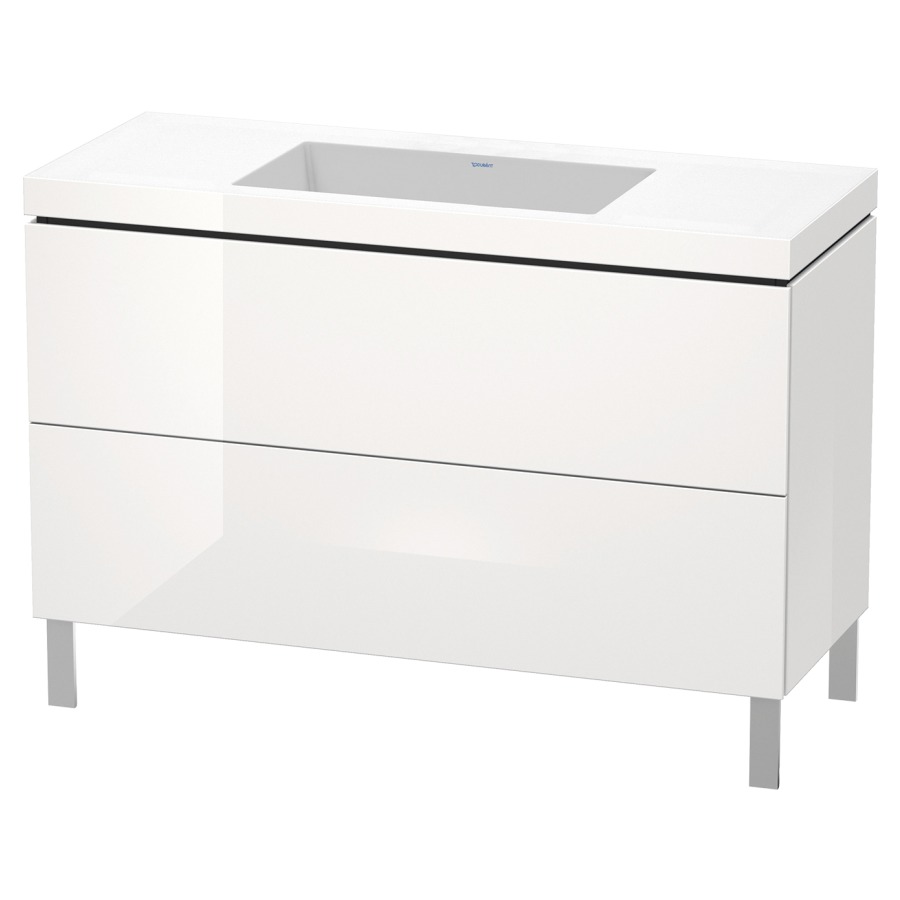 Combination de lavabo L-CUBE
C-BONDED
120,0 x 69,8 x 48,0 cm
élément à 2 tiroirs
avec lavabo
sans pieds 244 900-901