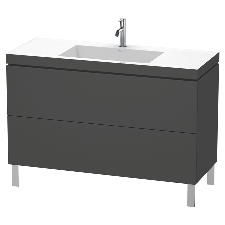Combination de lavabo L-CUBE
C-BONDED
120,0 x 69,8 x 48,0 cm
élément à 2 tiroirs
avec lavabo
sans pieds 244 900-901