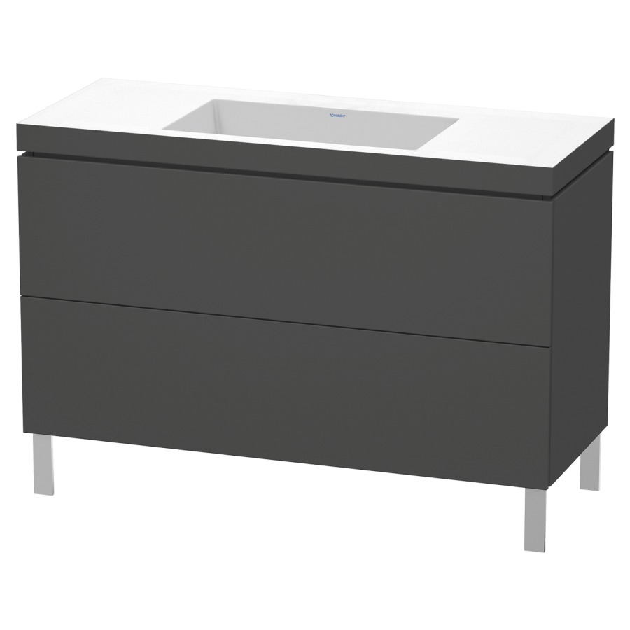 Combination de lavabo L-CUBE
C-BONDED
120,0 x 69,8 x 48,0 cm
élément à 2 tiroirs
avec lavabo
sans pieds 244 900-901