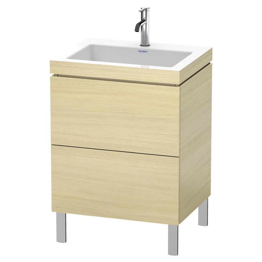 Combination de lavabo L-CUBE
C-BONDED
60,0 x 69,8 x 48,0 cm
élément à 2 tiroirs
avec lavabo
sans pieds 244 900-901
