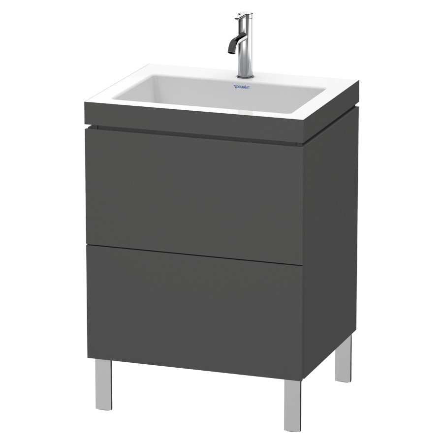 Combination de lavabo L-CUBE
C-BONDED
60,0 x 69,8 x 48,0 cm
élément à 2 tiroirs
avec lavabo
sans pieds 244 900-901