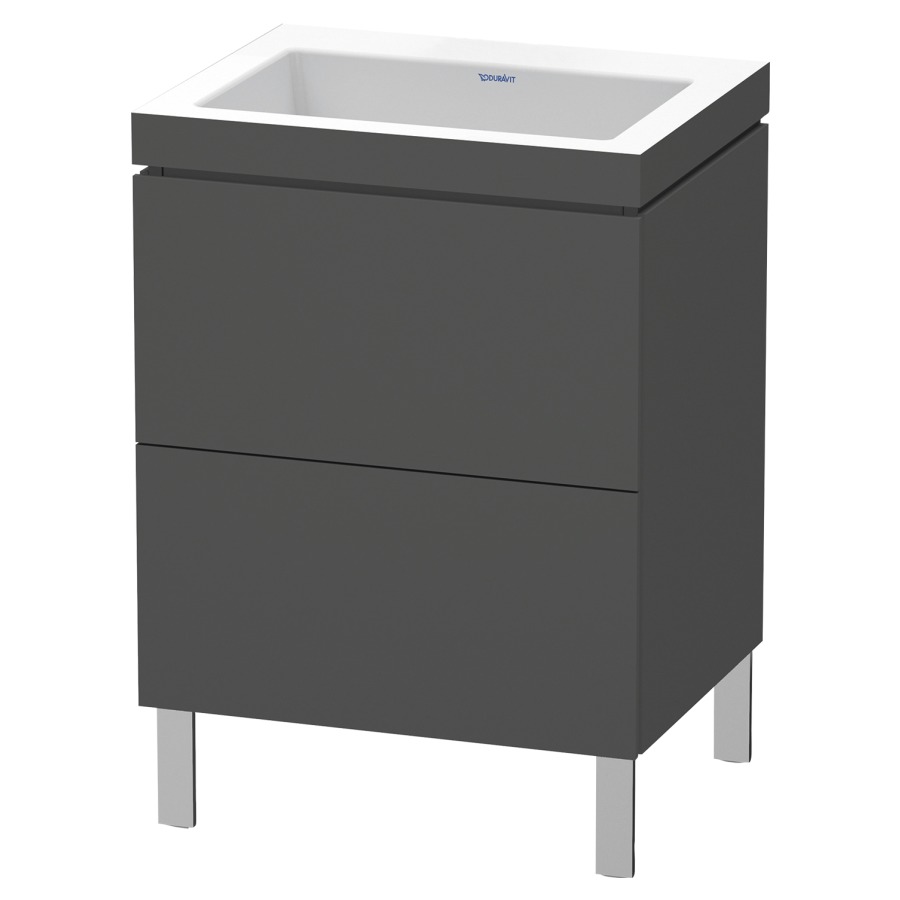 Combination de lavabo L-CUBE
C-BONDED
60,0 x 69,8 x 48,0 cm
élément à 2 tiroirs
avec lavabo
sans pieds 244 900-901