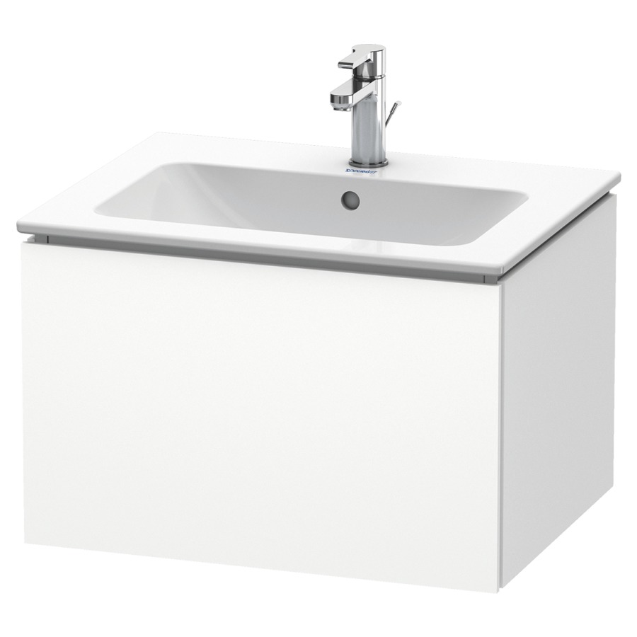 Élément inférieur L-CUBE
62,0 x 48,1 x 40,0 cm
suspendu, élément à 1 tiroir
pour lavabo 212 329
