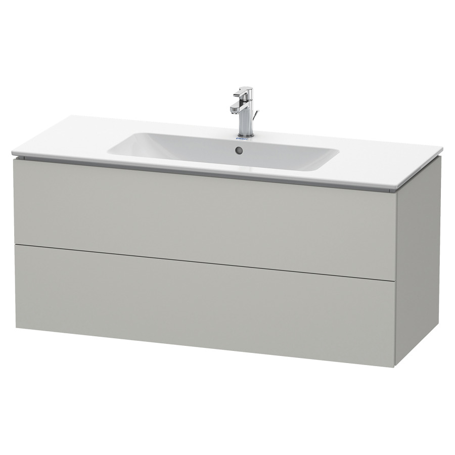 Unterbau L-CUBE
122,0 x 48,1 x 55,0 cm
wandhängend, Schubladenelement
2 Schubladen, zu Waschtisch
212 331 + 212 193