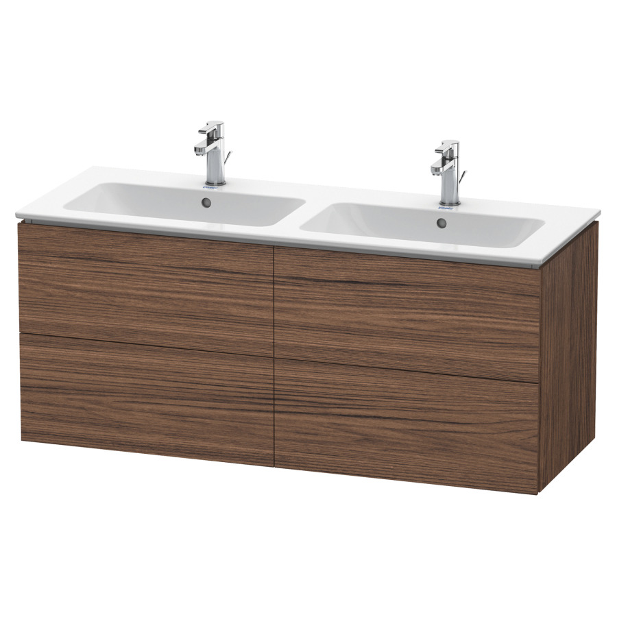 Unterbau L-CUBE
129,0 x 48,1 x 55,0 cm
wandhängend
2 Schubladenelemente
je 2 Schubladen
zu Waschtisch 212 332